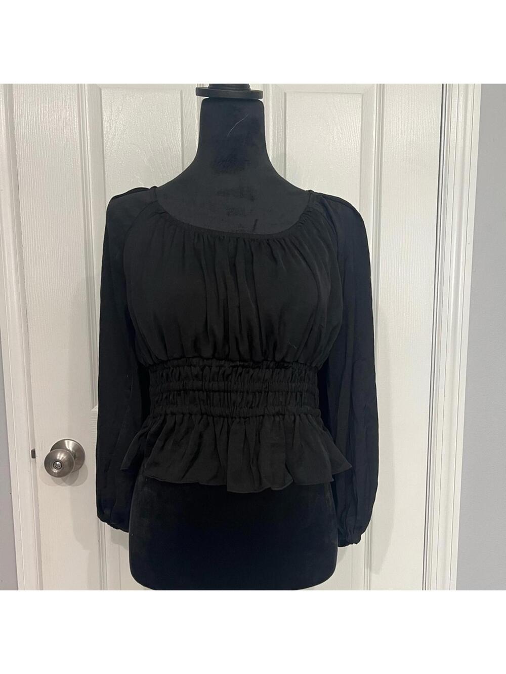 Women’s Long Sleeve Blouse | She + Sky | Size Medium